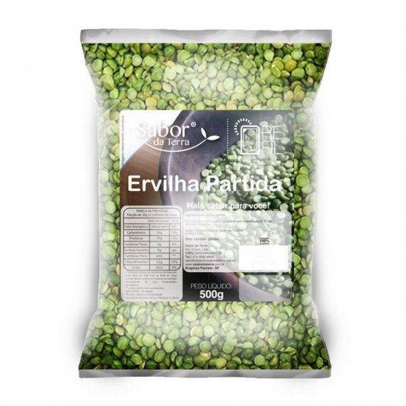 Ervilha Partida 500g - Sabor da Terra