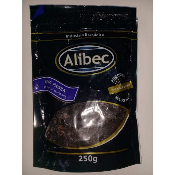 Uva Passa Preta  250g - Alibec