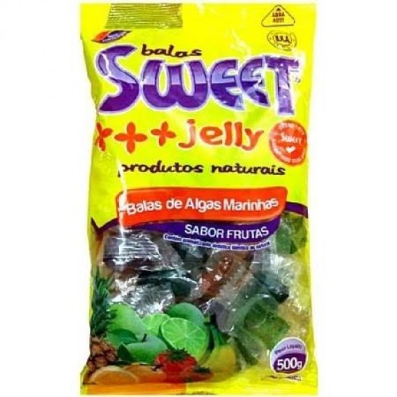 Balas de Algas Marinhas Sabor Frutas 500g - Sweet Jelly