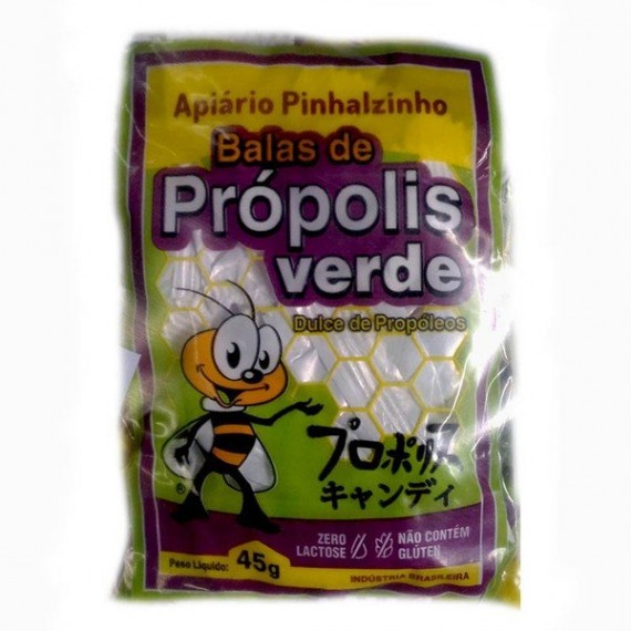 Balas de Propolis Verde 45g - Pinhalzinho