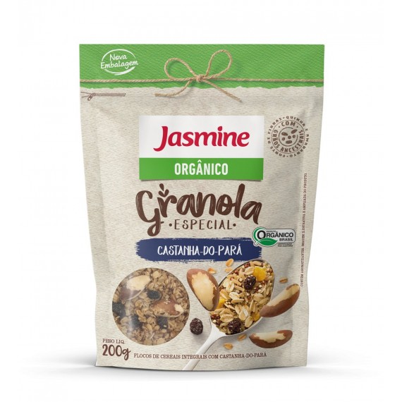 Granola Orgânica Castanha Do Pará 200g - Jasmine