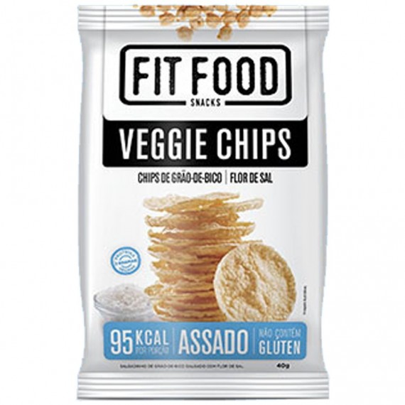 Veggie Chips Grão de Bico Salgado 40g - Fit Food