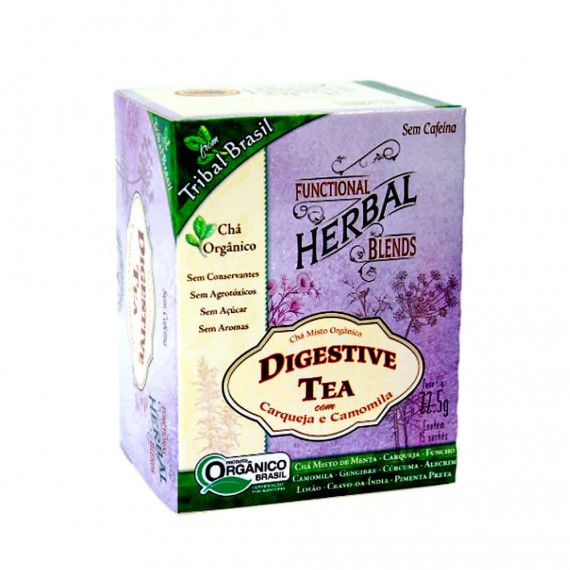 Chá Orgânico Digestive Tea 22,5g - Tribal
