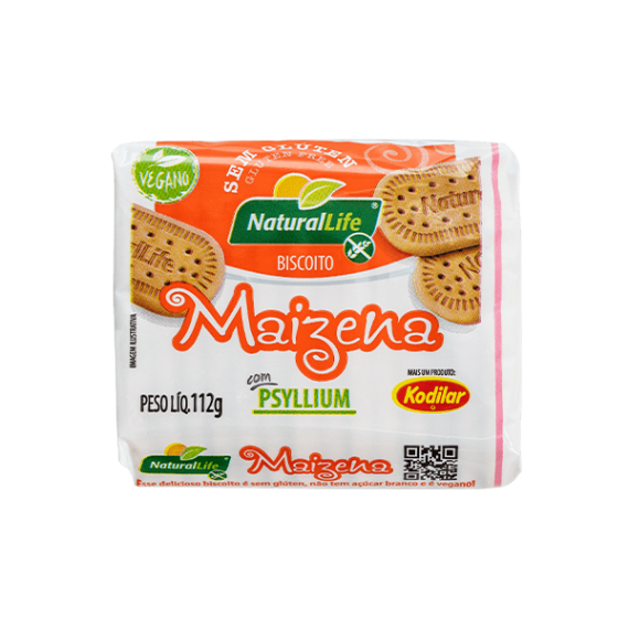 Biscoito de Maizena Vegano 112g- Natural Life