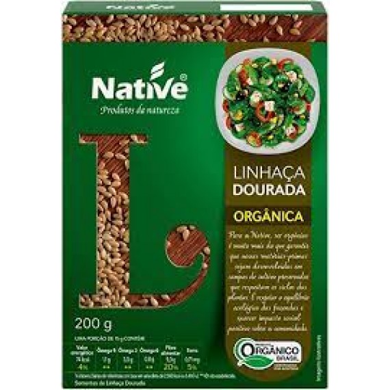 Linhaça Dourada Orgânica 200g -  Native