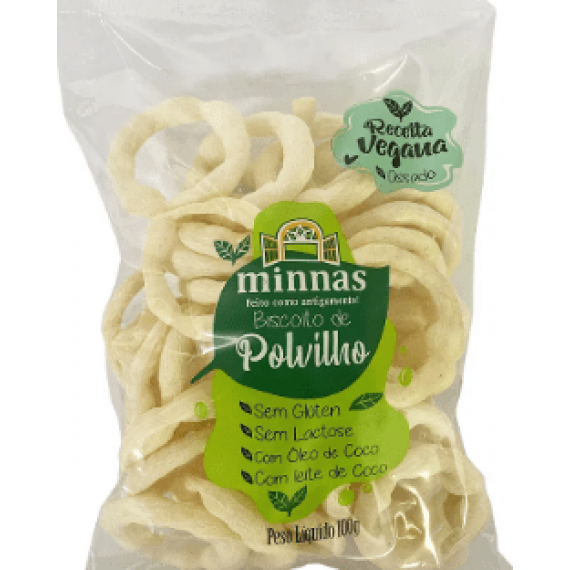 Biscoito Polvilho Vegano 100g - Minnas